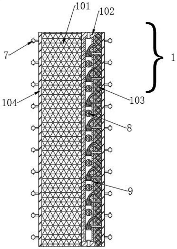 A wind load transfer type building exterior wall insulation board and its installation method