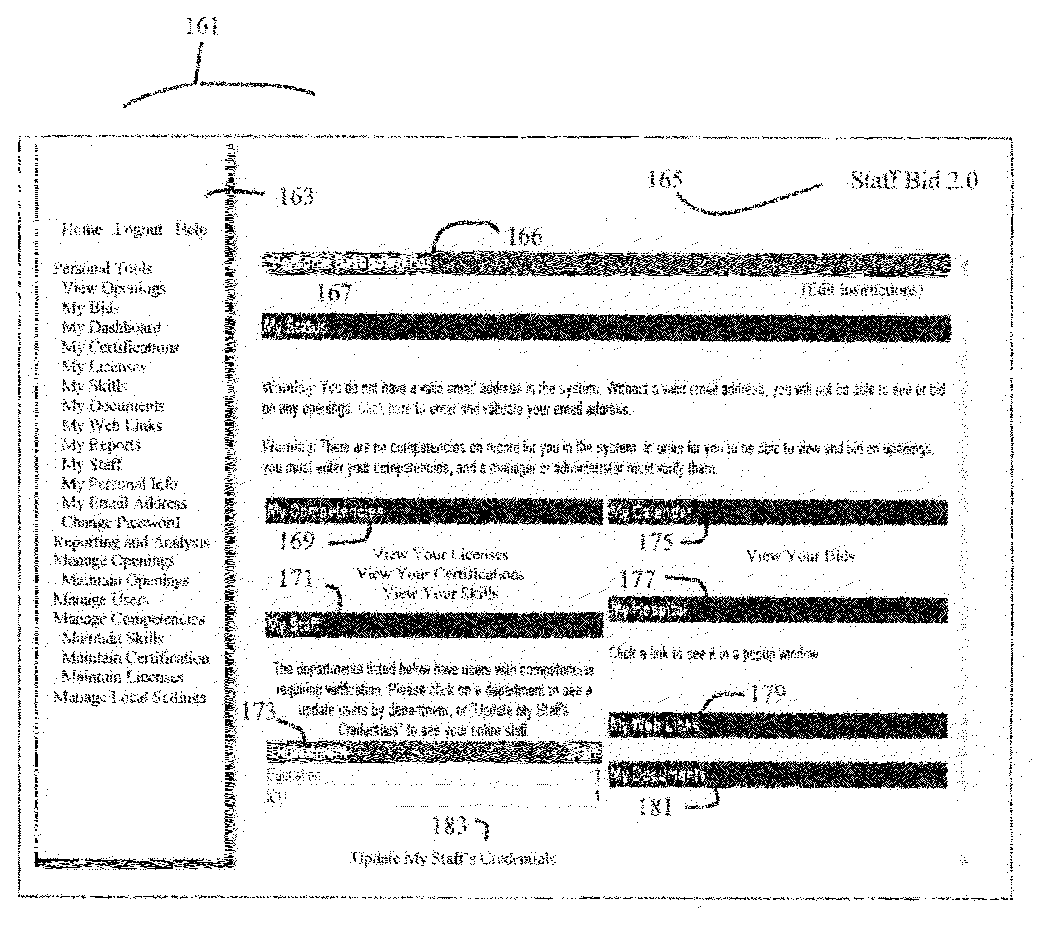 System and method for dynamic staff bidding