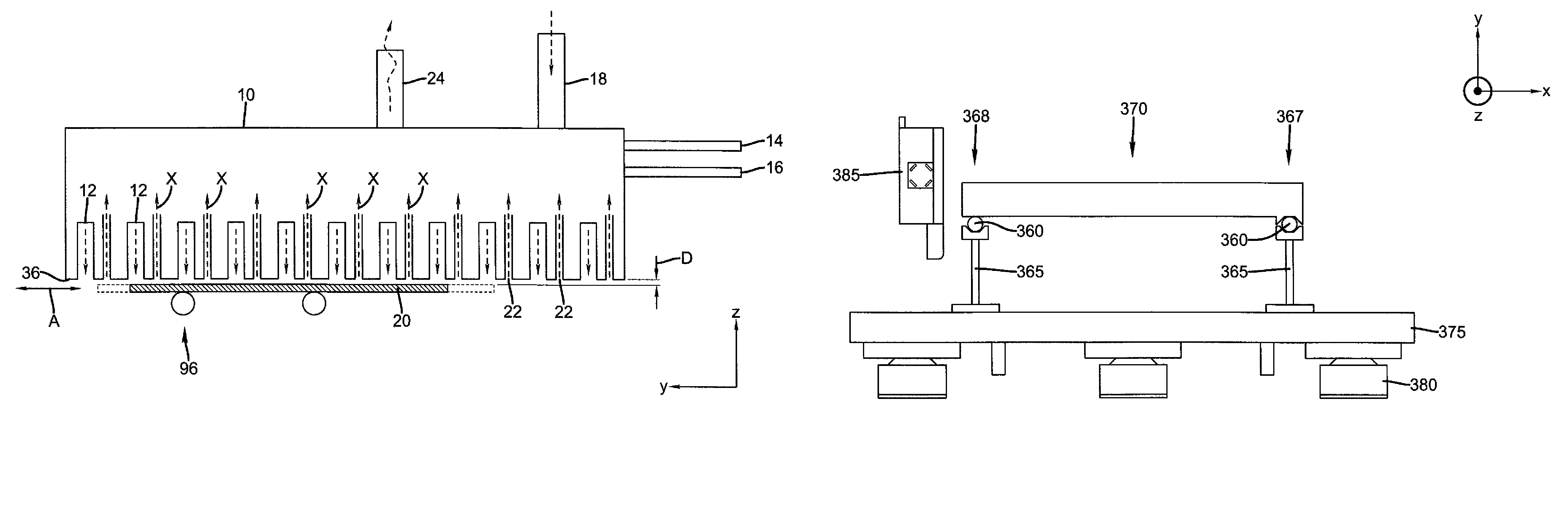 Deposition system for thin film formation