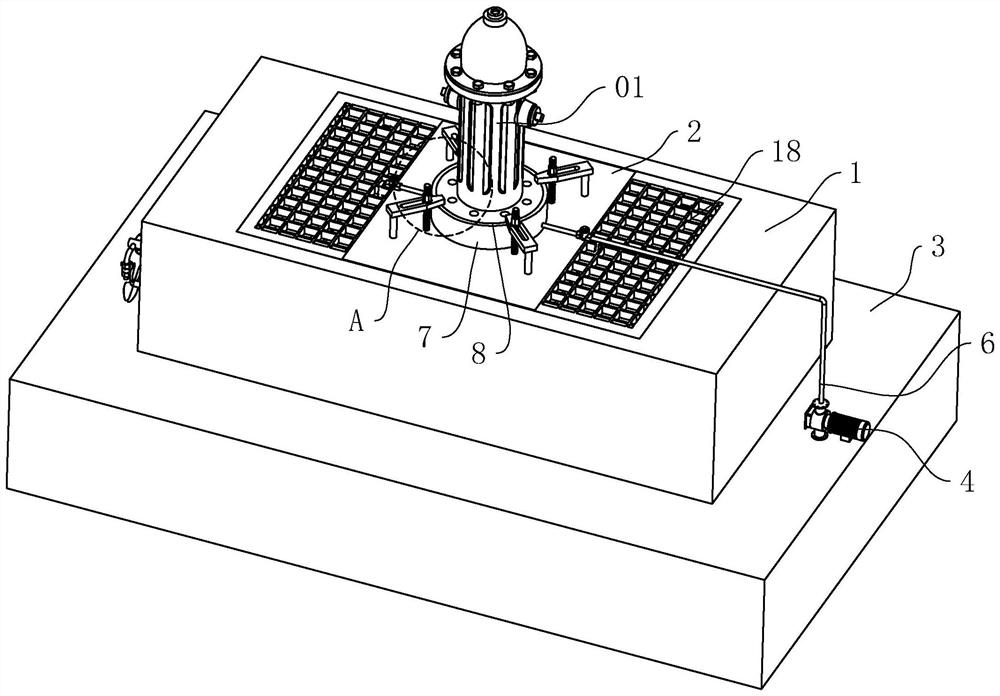 Fire hydrant water pressure detection device