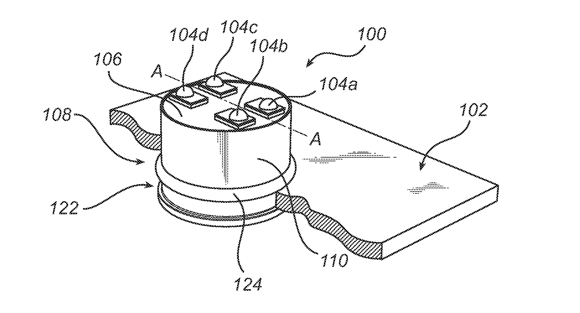 Method of mounting a LED module to a heat sink