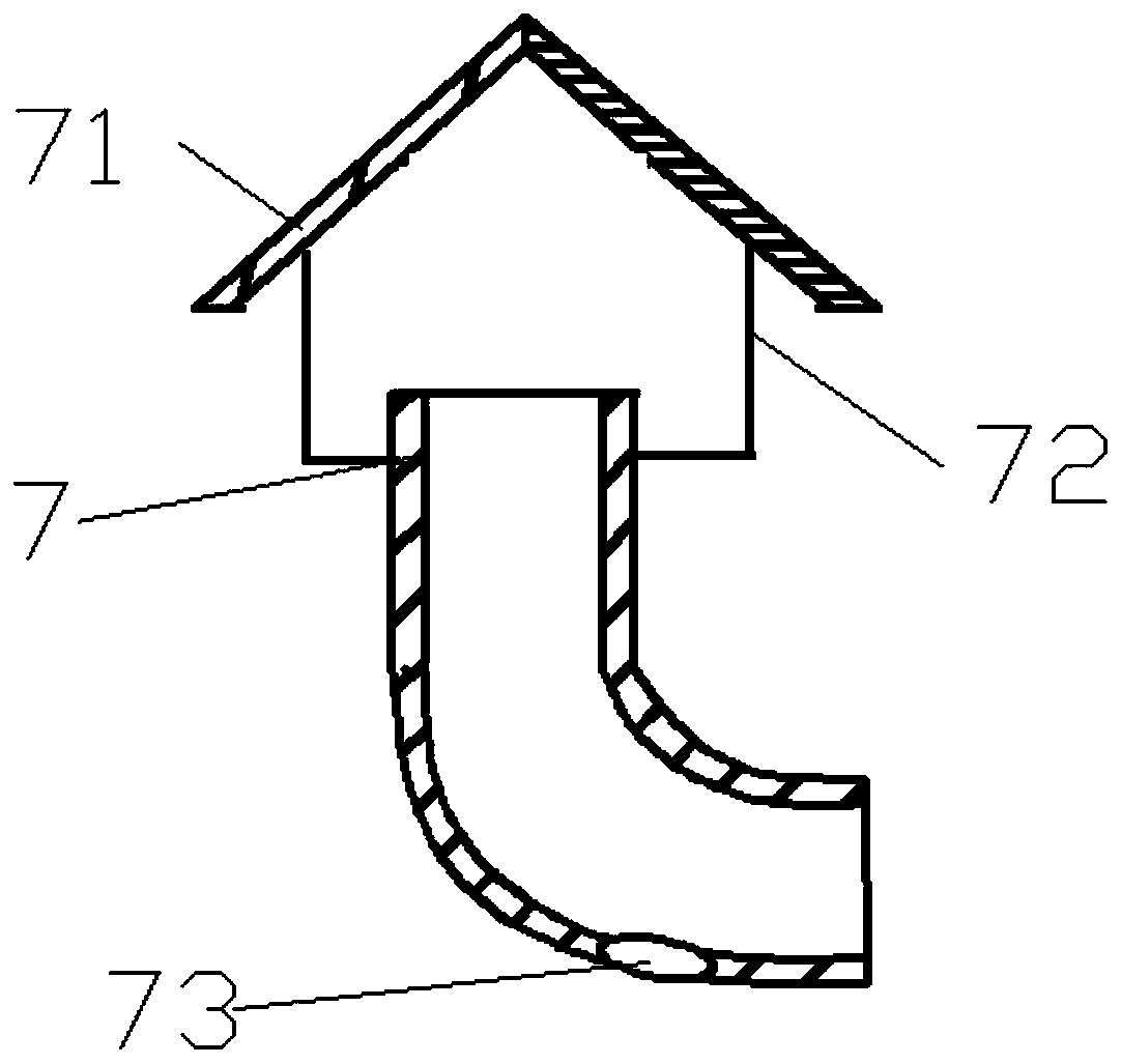 A solar water heater water tank exhaust device