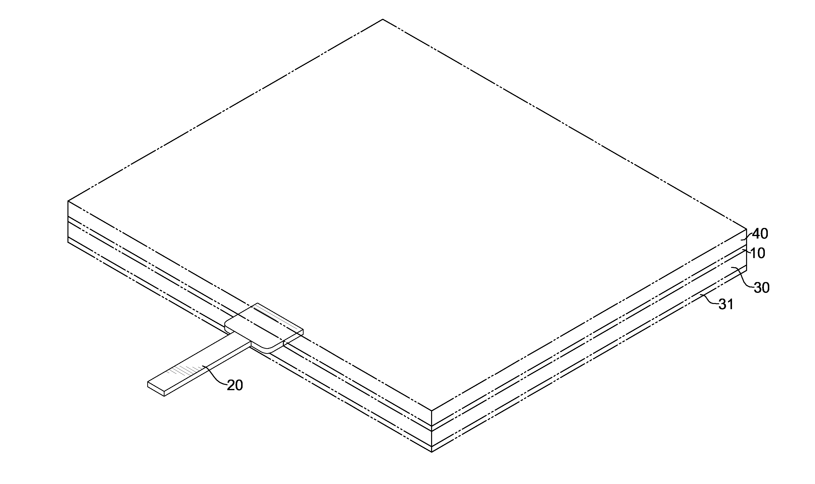 Projected capacitive touch panel