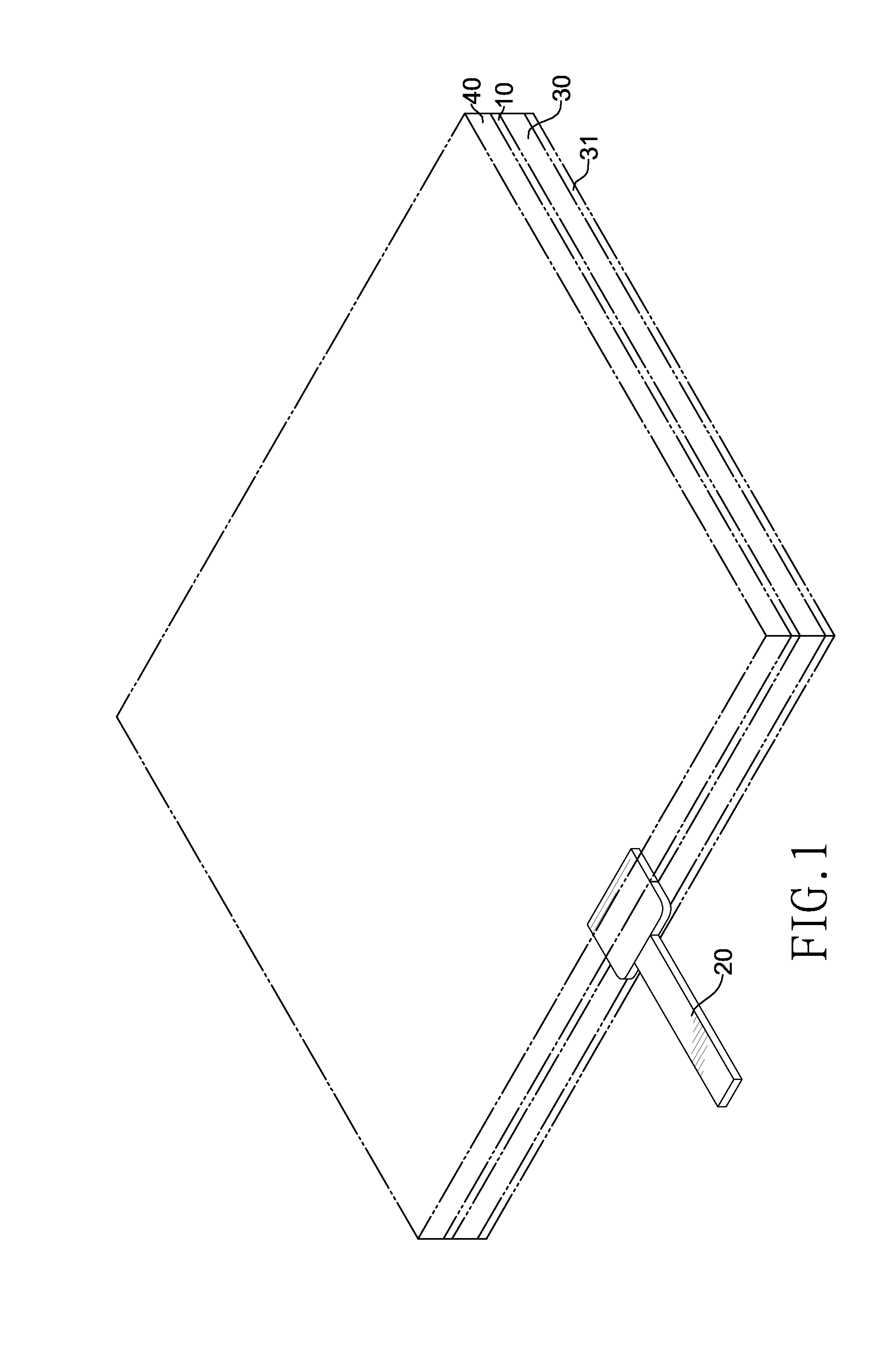 Projected capacitive touch panel