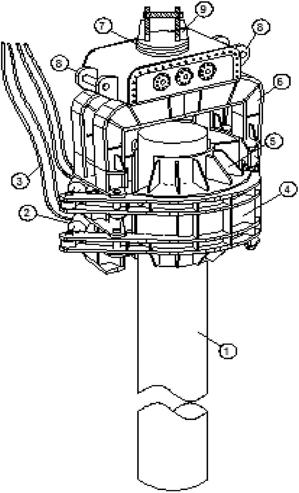 Hydraulic tong type pile pulling machine and pile pulling method