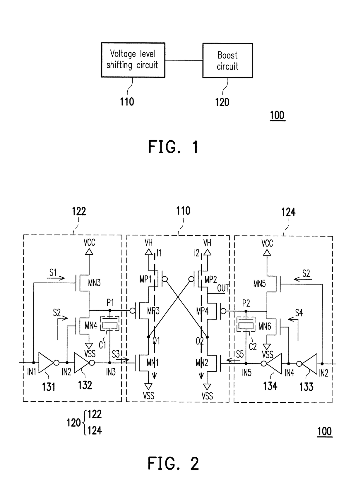 Voltage level shifter