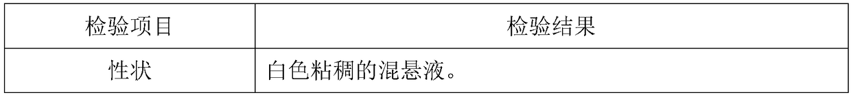 Filling method of almagate suspension