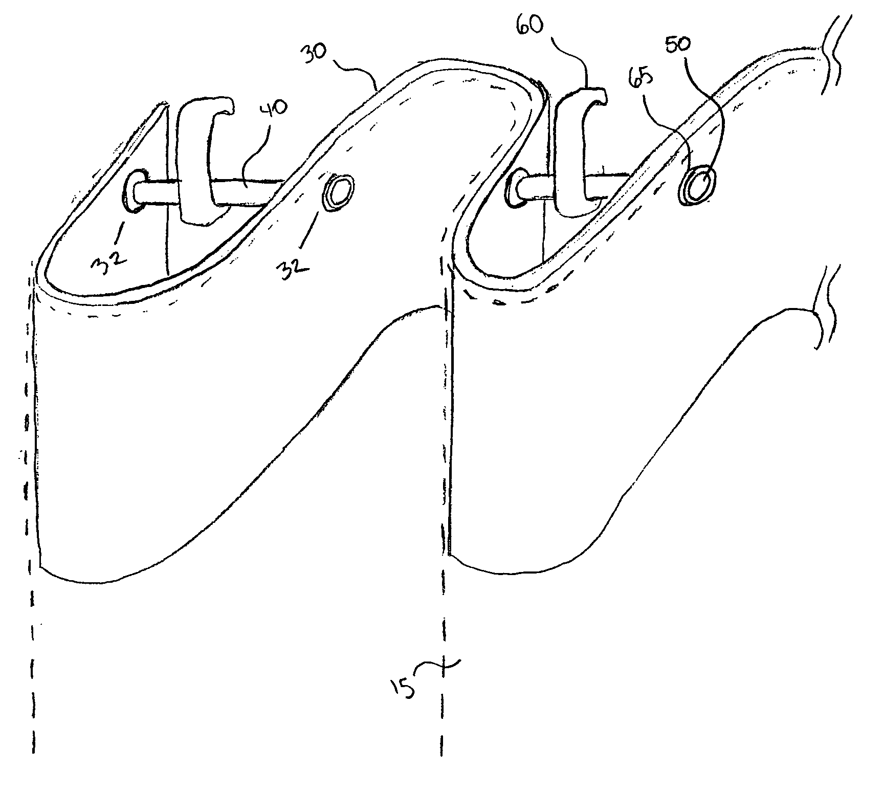 Method and apparatus for producing pleats in curtains and pleated curtains and hanging said curtains using said apparatus