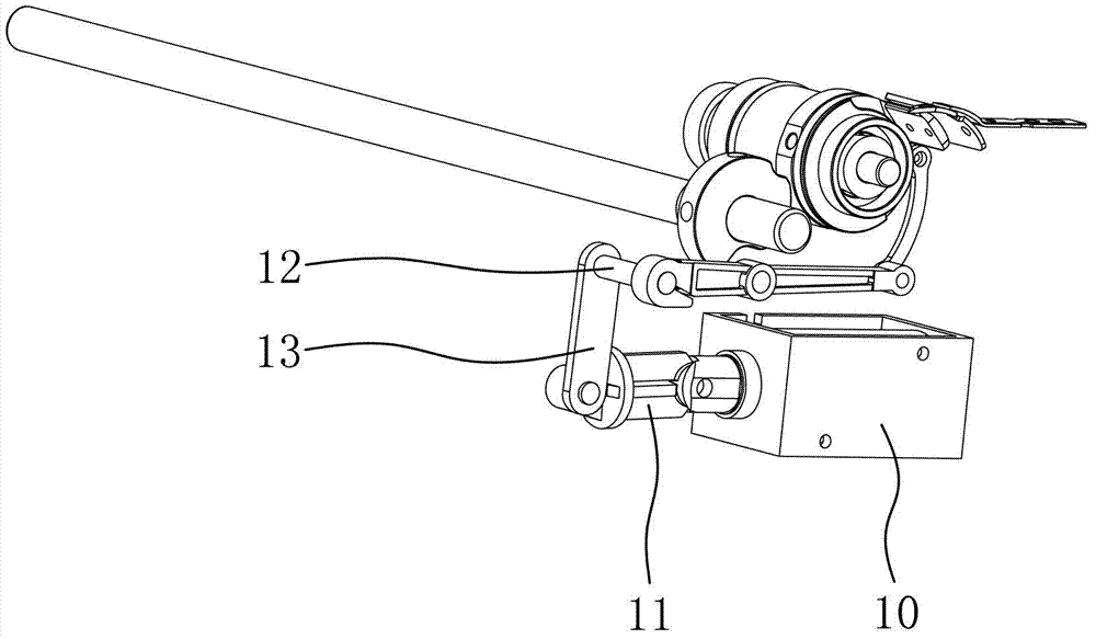 Automatic cutting device of sewing machine