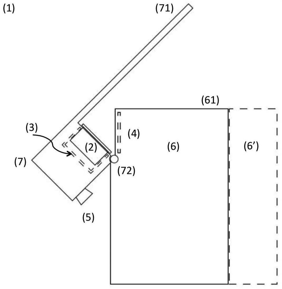 Beverage preparation device with simplified actuation and method of operating said device