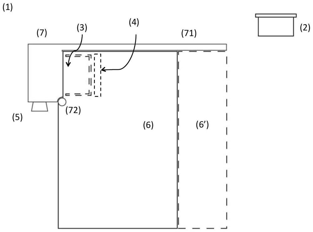 Beverage preparation device with simplified actuation and method of operating said device