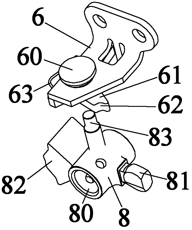 Gear selecting and shifting mechanism for automobile transmission