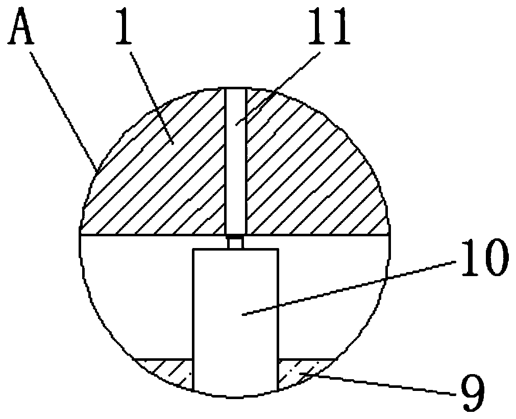 U-shaped push rod for automobile electric tail-gate system