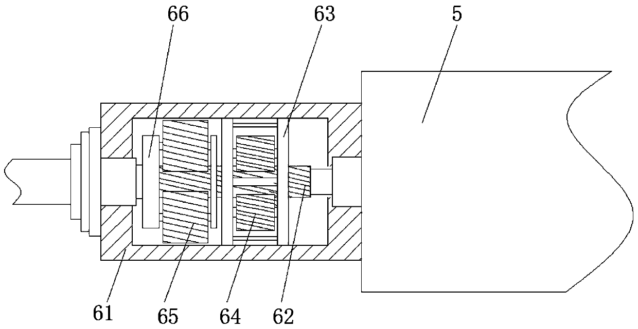 U-shaped push rod for automobile electric tail-gate system