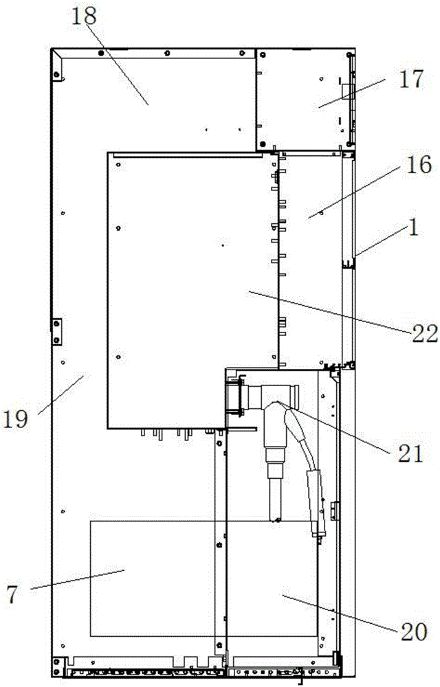 Indoor intelligent 10 kV boundary circuit-breaker switch cabinet having communication function