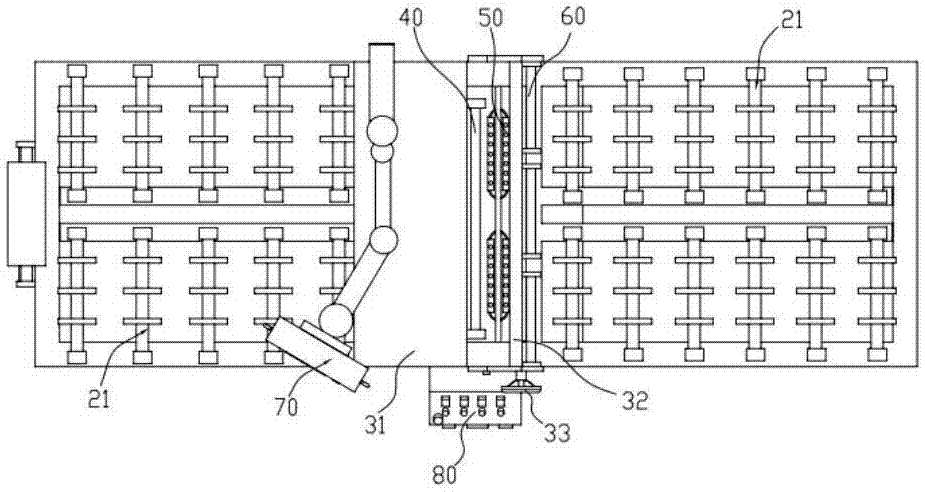 Improved polaroid stripping machine