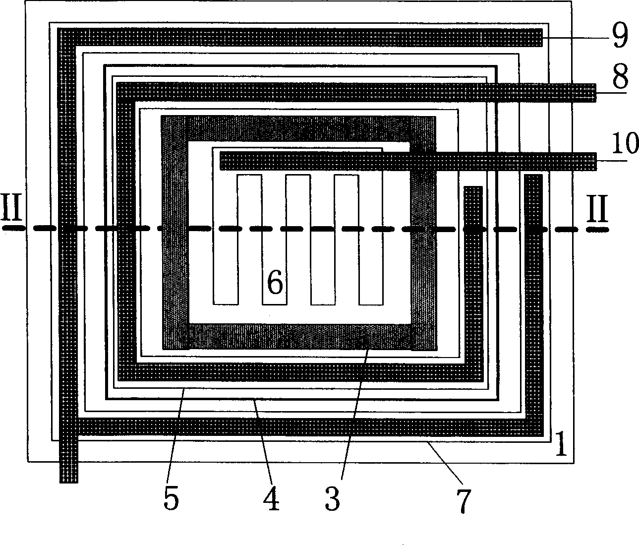 Silicon photoelectric probe compatible with deep submicron radio frequency technology