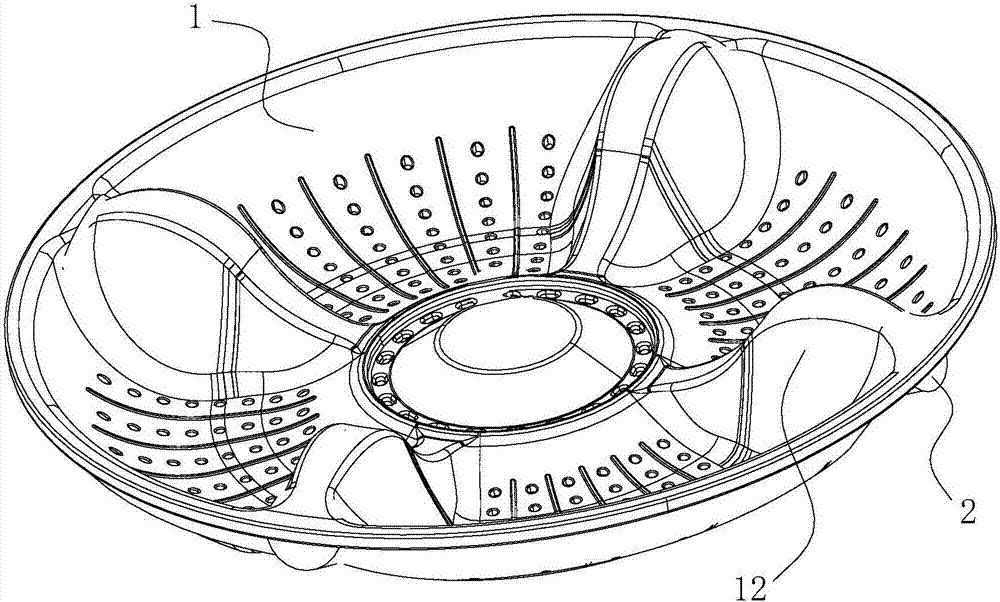 Impeller of washing machine and washing machine with the impeller