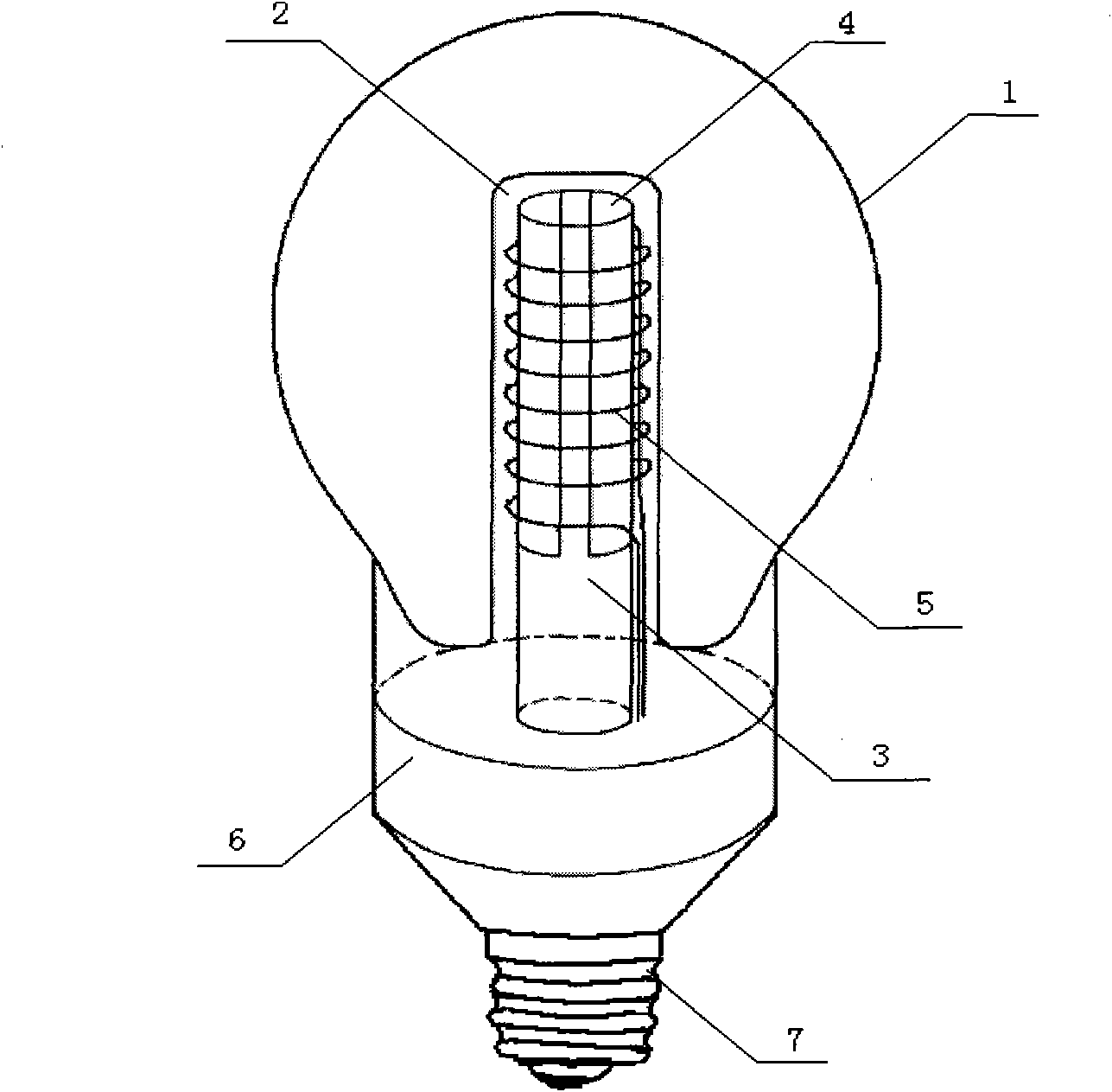 Electrode-less gas discharge lamp