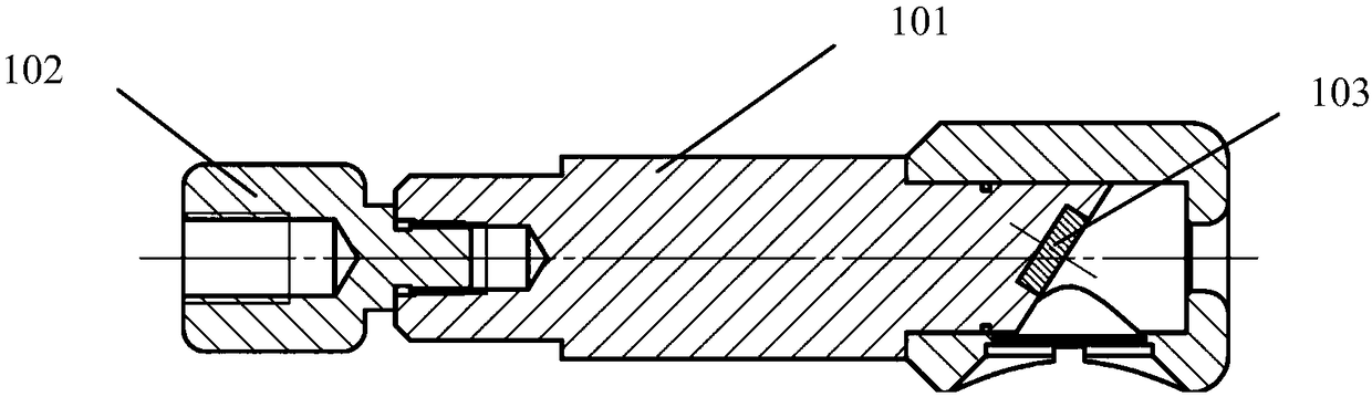 X-ray tube with hollow structure