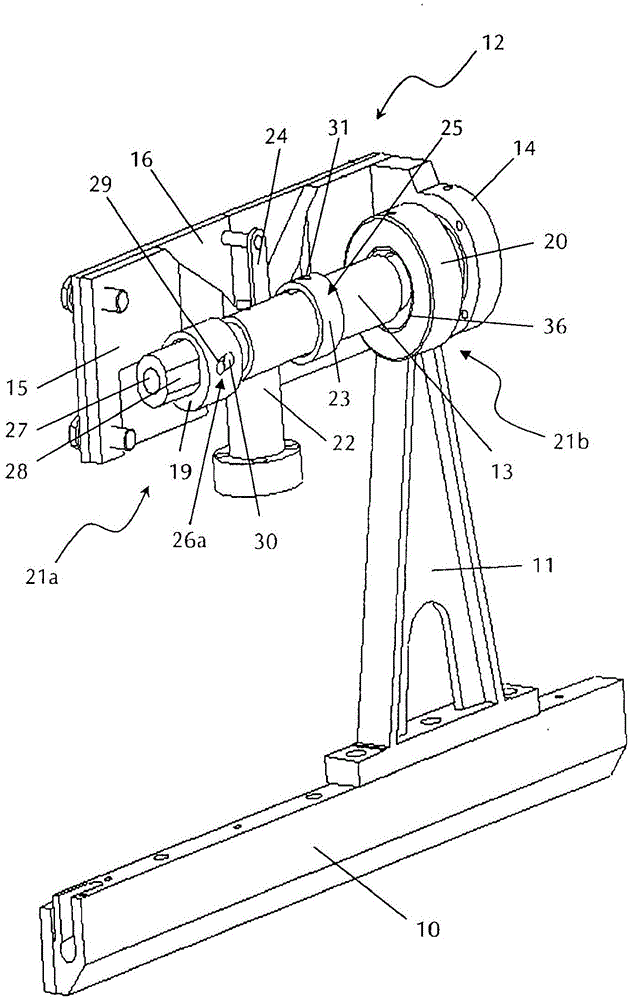 Device for adjusting the stroke of a tamping beam of a road finishing machine