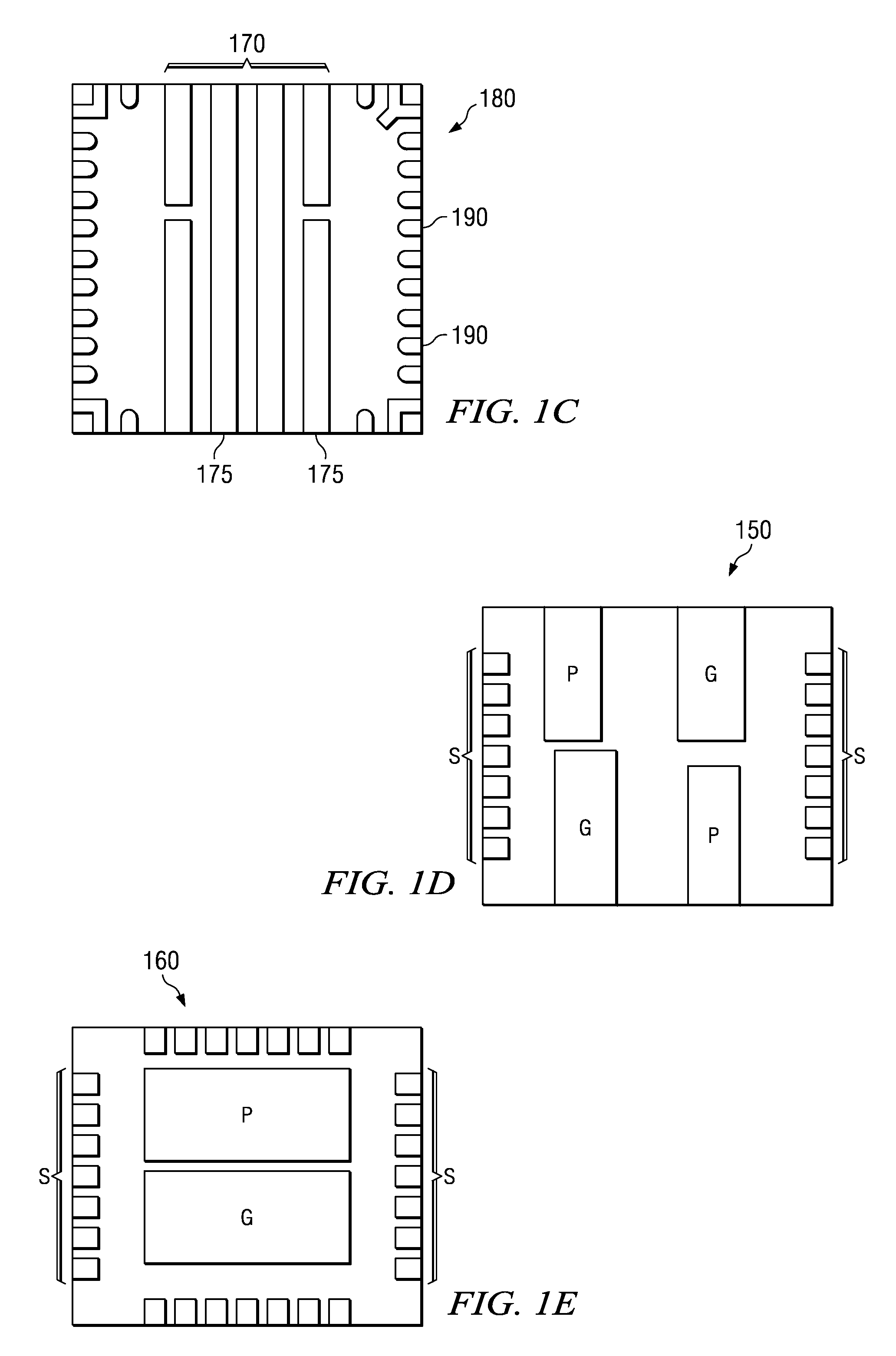 Packaged electronic devices with face-up die having TSV connection to leads and die pad