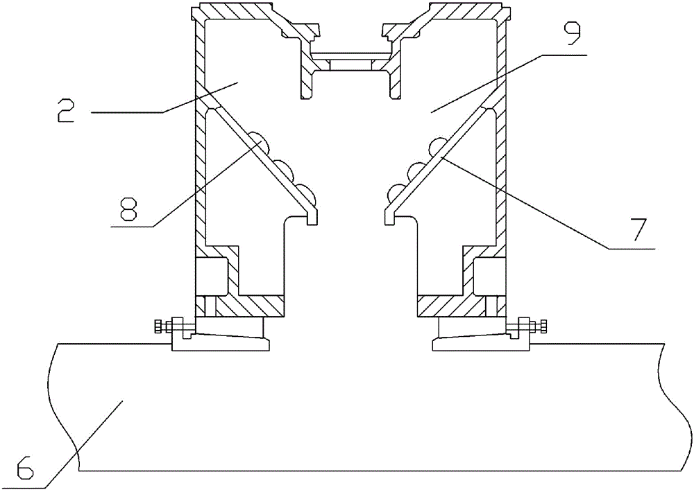 Automatic chip removal type vertical machine tool