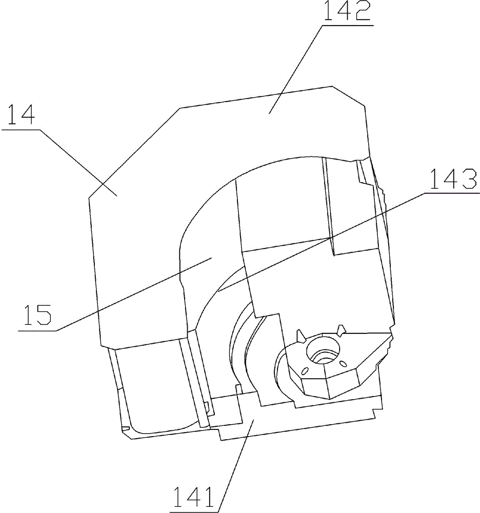 Automatic chip removal type vertical machine tool