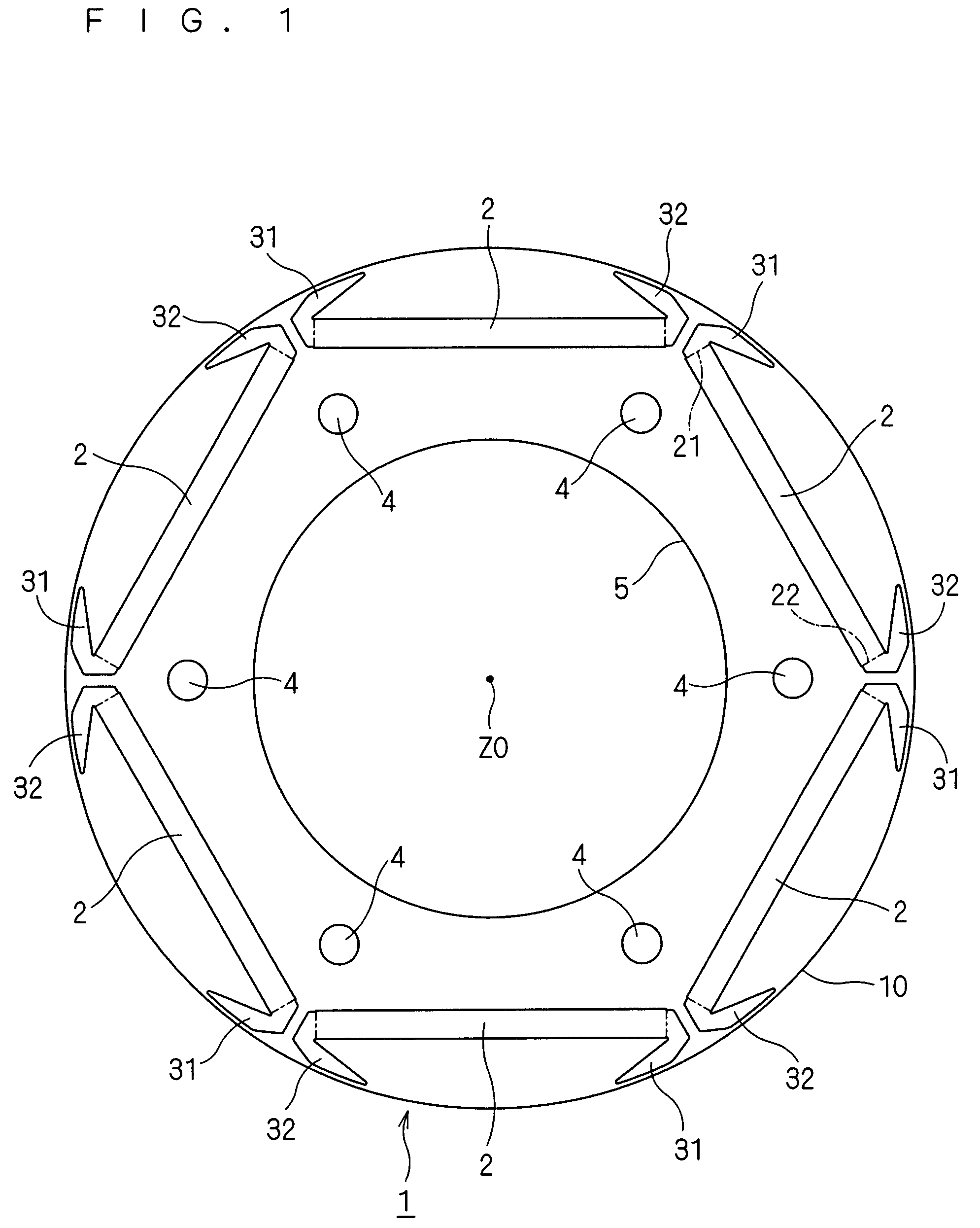 Magnetic member, rotor and motor