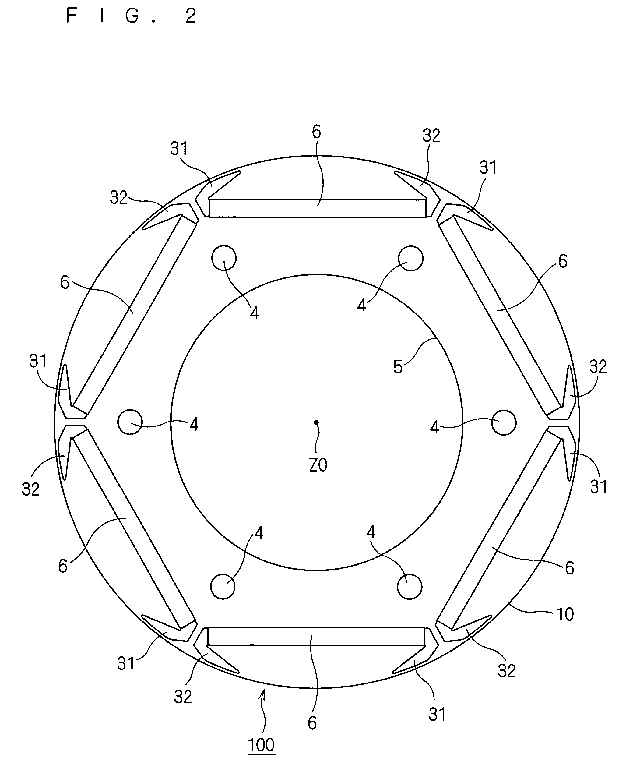 Magnetic member, rotor and motor