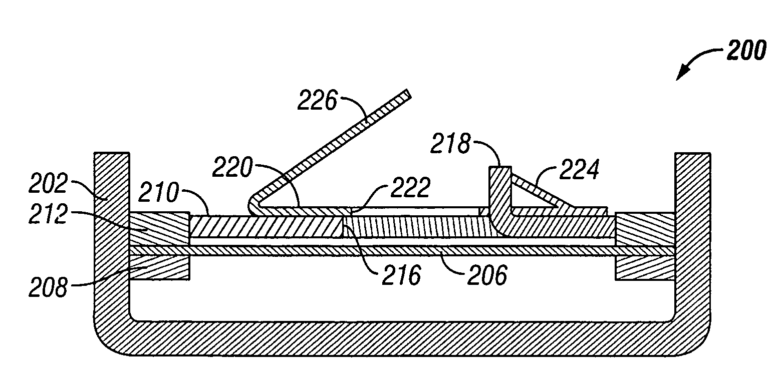 Microphone with internal damping