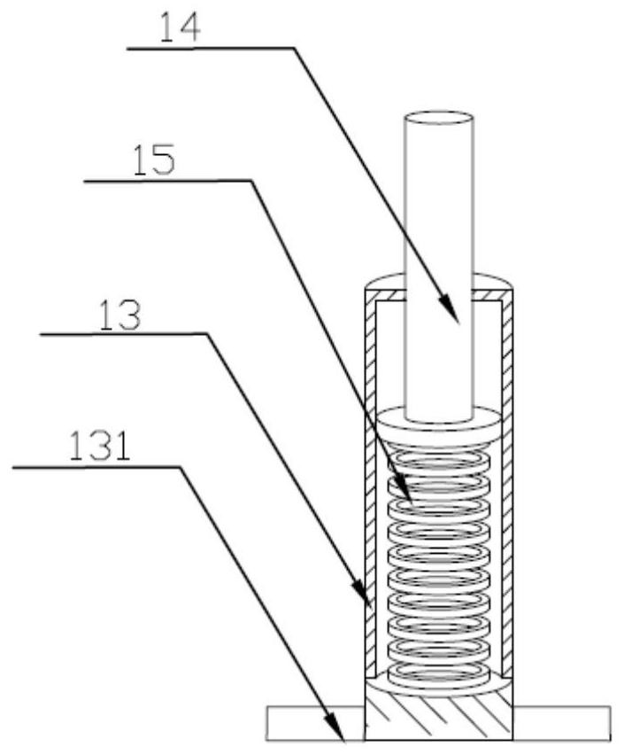 Electrical test wire clamp structure