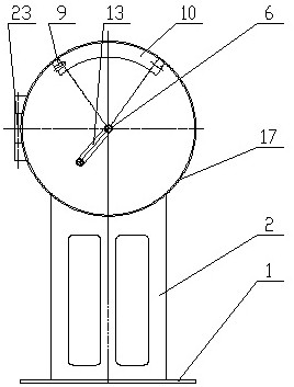 Device for purging cylindrical paper air filter element