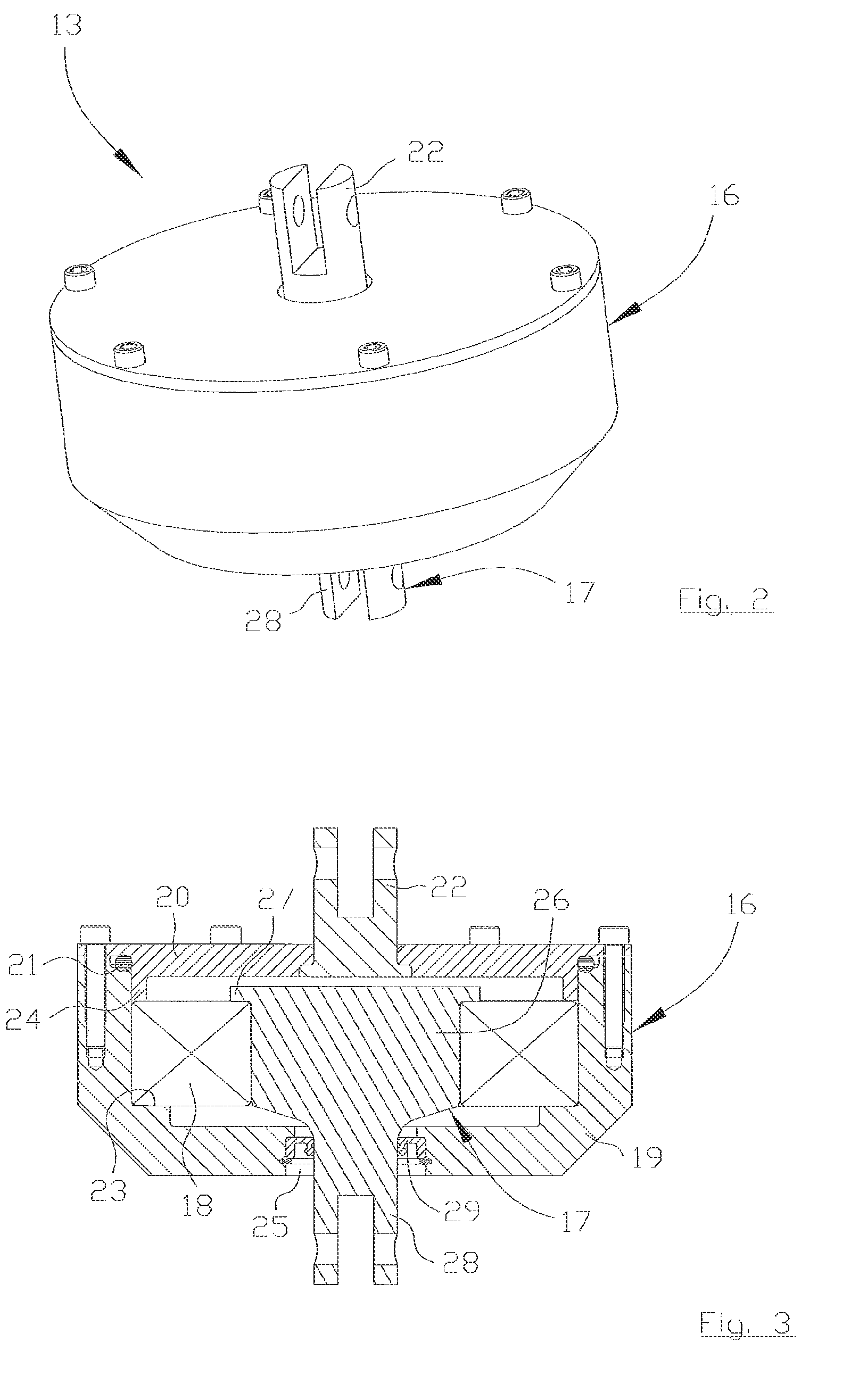 Mixer assembly for digestion tank