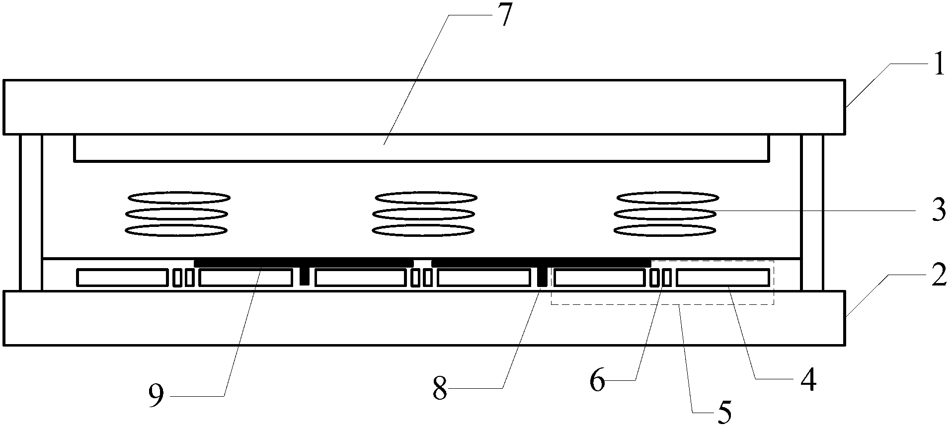 Capacitance-type embedded touch screen, driving method thereof and display device