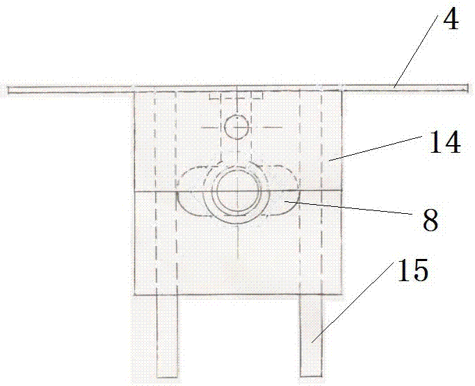 Concrete formwork installation compactor and its installation structure and installation method