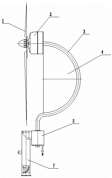 Brushless claw pole excitation wind power generation device