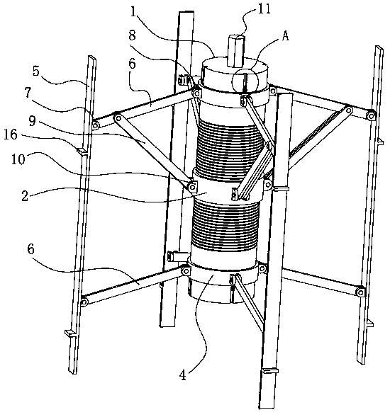 Anti-falling safety supporting device special for inspection well