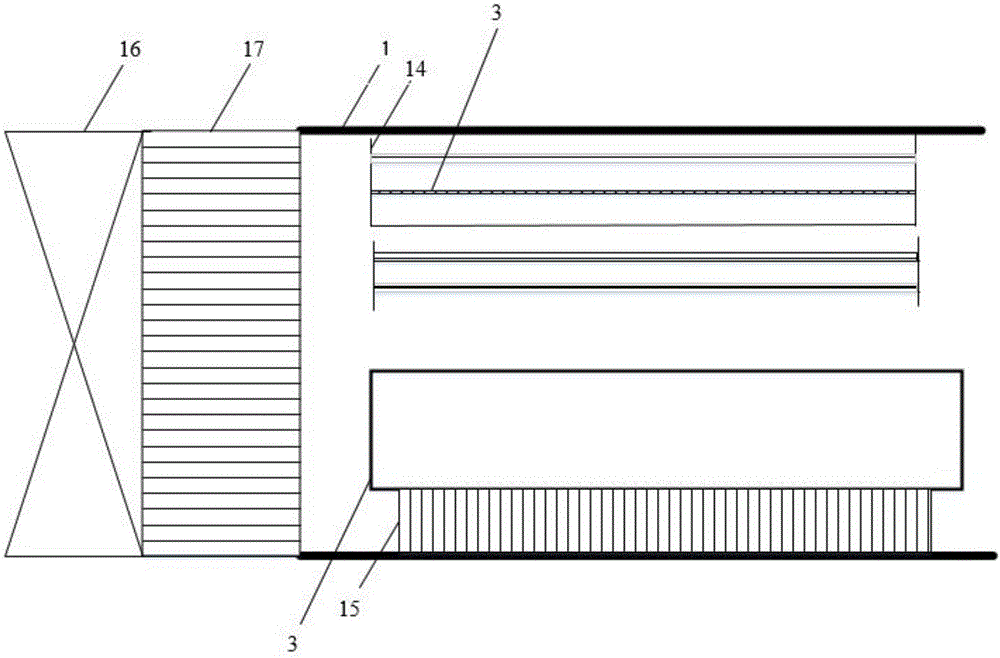 Fire experiment device based on city underground comprehensive pipe rack