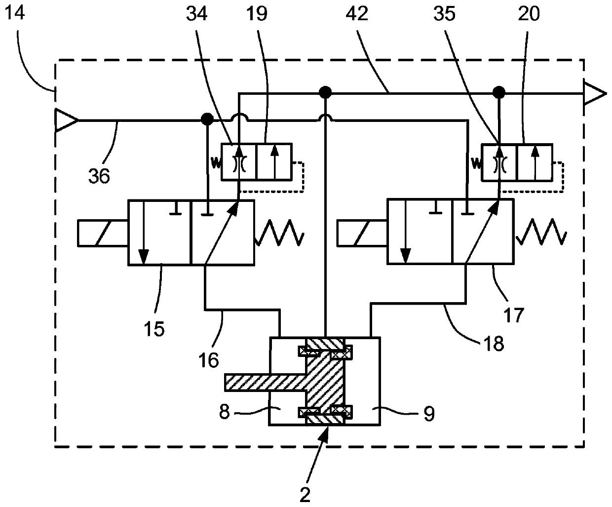 Actuator for an automated or automatic transmission, and method for controlling said actuator