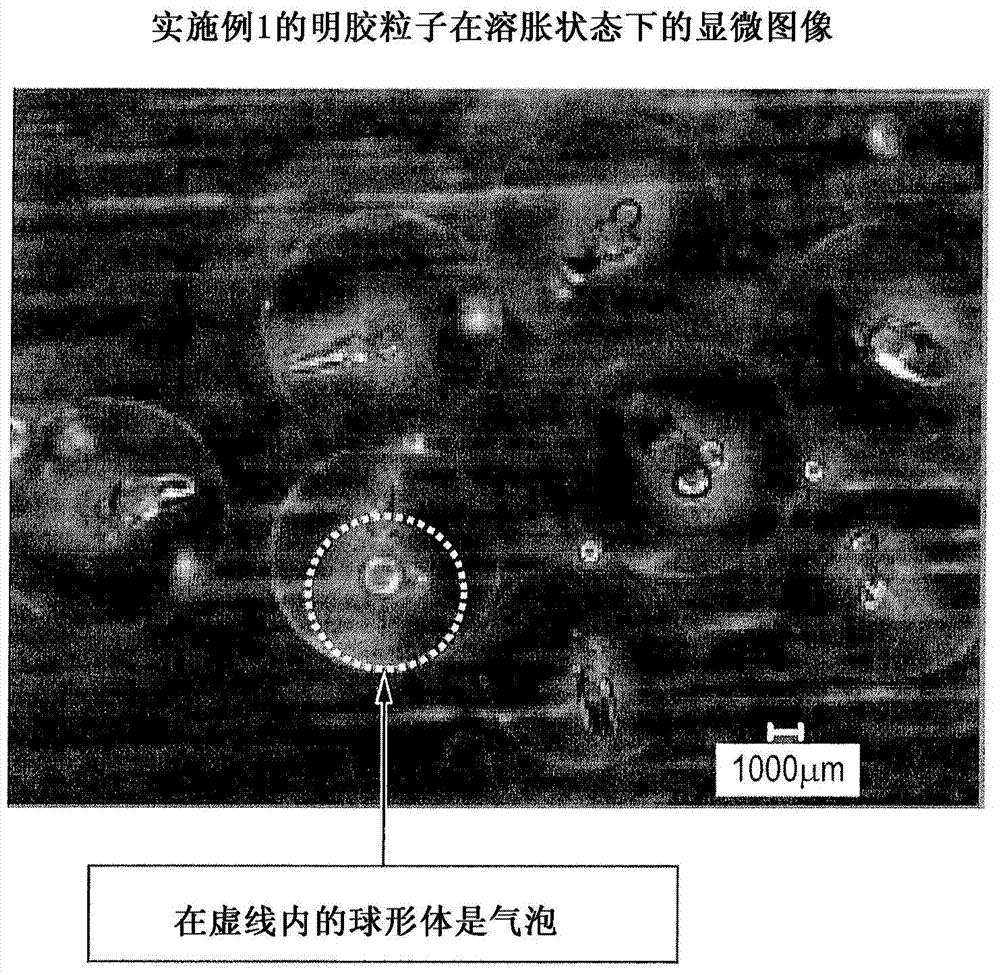 Gelatin particle and use thereof, and device for administration of physiologically active substance