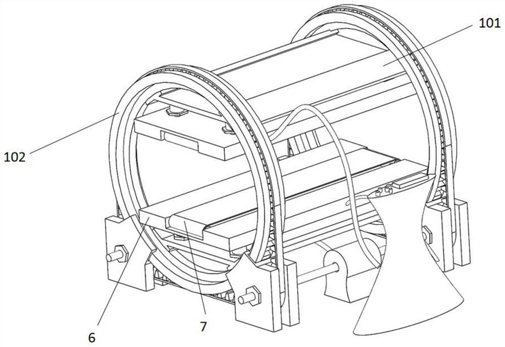 Treatment bed for turning over body position of hepatic failure patient