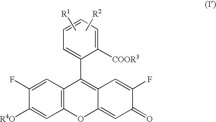 Diaminofluorescein derivatives