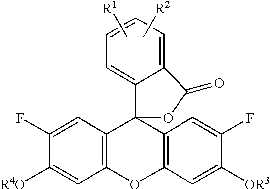 Diaminofluorescein derivatives