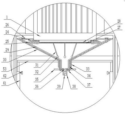 Fixed-point absorption type transformer leakage processor and processing method thereof