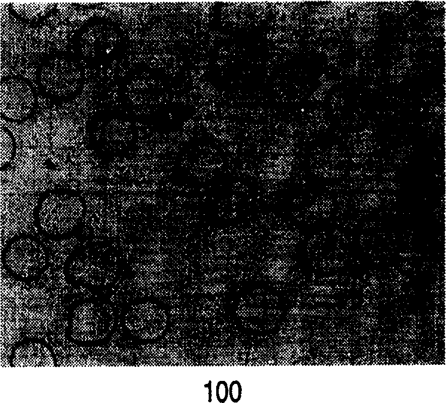 Method for determining the existence and/or content of an analyte in a blood sample, and detecting element