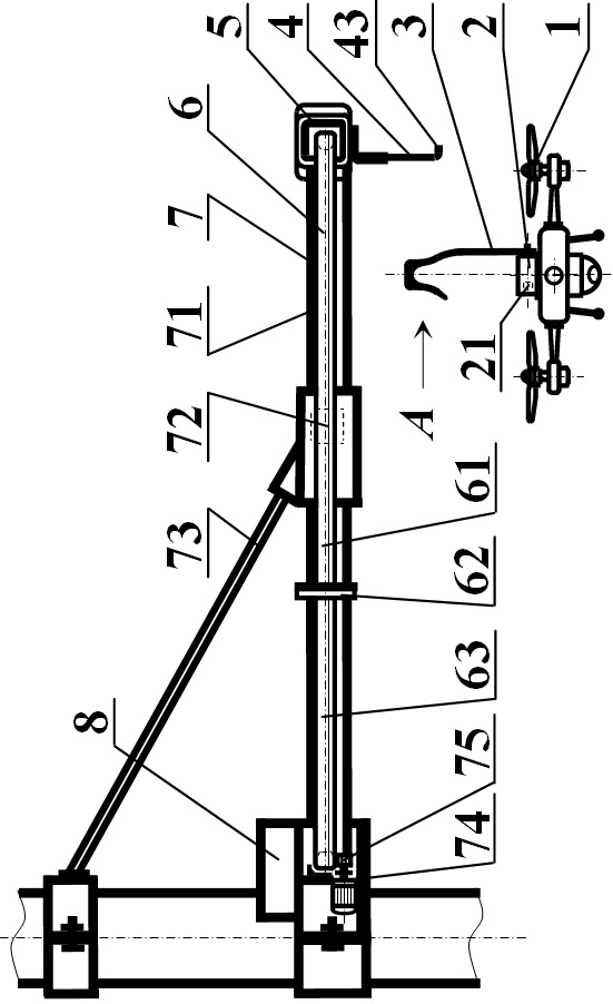 Unmanned aerial vehicle patrol device for large-scale crop planting