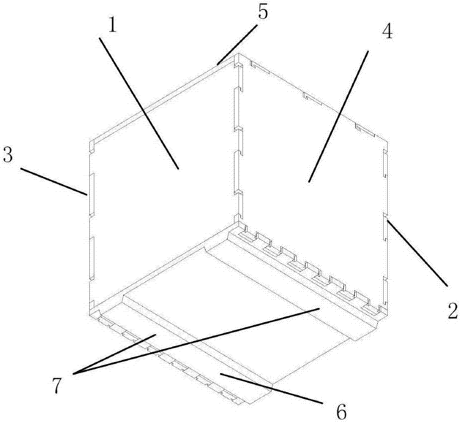 Folding protective box