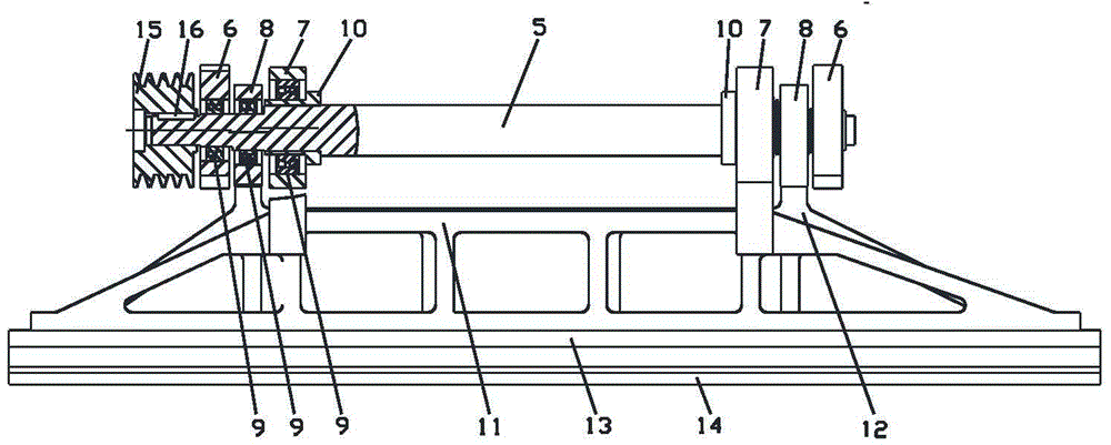 Dual vibrating mechanism provided with belt wheel, ironing plate and paver