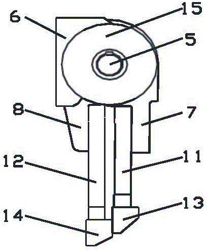 Dual vibrating mechanism provided with belt wheel, ironing plate and paver